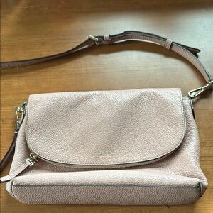 Kate Spade Pink Pebbled Leather Crossbody Bag